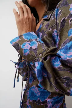 No.6 Store Stella Dress in Violet Roses
