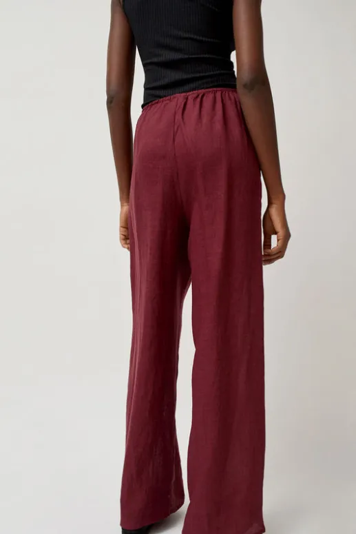 No.6 Store Stoa Pants in Stome Burgundy
