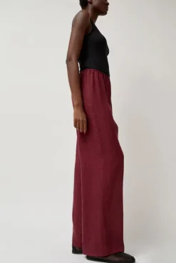 No.6 Store Stoa Pants in Stome Burgundy