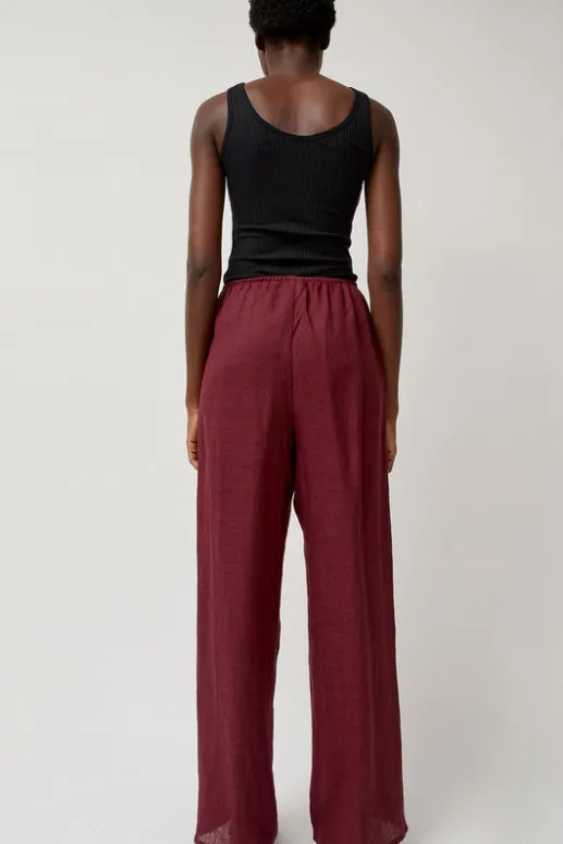 No.6 Store Stoa Pants in Stome Burgundy