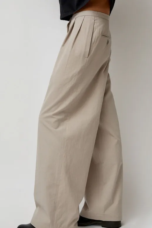 No.6 Store Straight Trousers in Cement