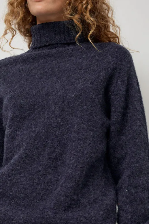 No.6 Store Sylvester Turtleneck in Denim