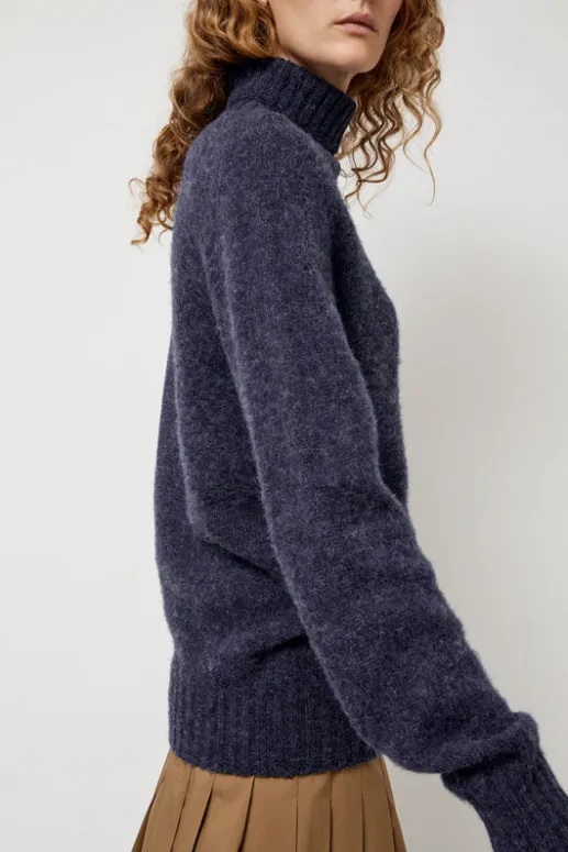 No.6 Store Sylvester Turtleneck in Denim