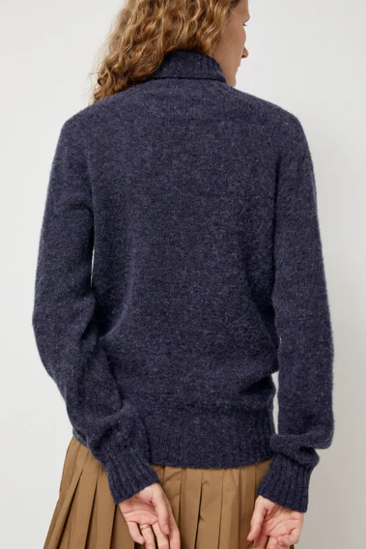 No.6 Store Sylvester Turtleneck in Denim