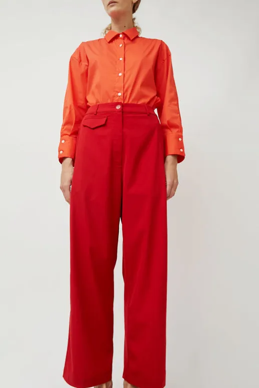 No.6 Store Tailoring Pocket Pants in Red