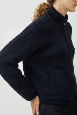 No.6 Store Teddy Jacket in Navy