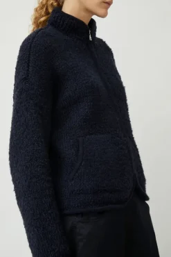 No.6 Store Teddy Jacket in Navy
