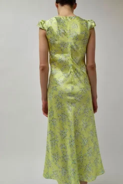 No.6 Store Tiziana Dress in Yellow Floral Print