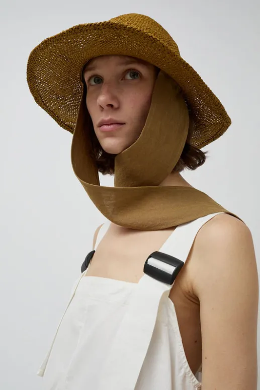 No.6 Store Traveller Otto Alessio Hat in Olive with Tobacco