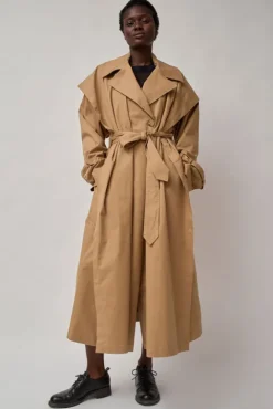 No.6 Store Trench Coat in Beige