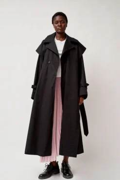 No.6 Store Trench Coat in Black