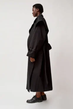 No.6 Store Trench Coat in Black