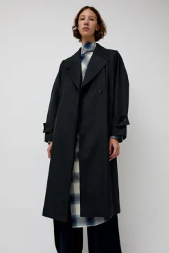 No.6 Store Trigonal Fall Coat in Charcoal