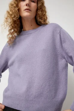 No.6 Store Tropical Dreams Crewneck in Violet Mix