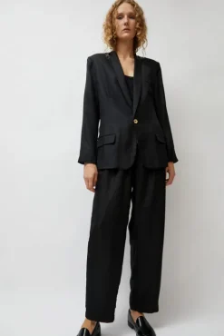 No.6 Store Twill Miami Blazer in Black