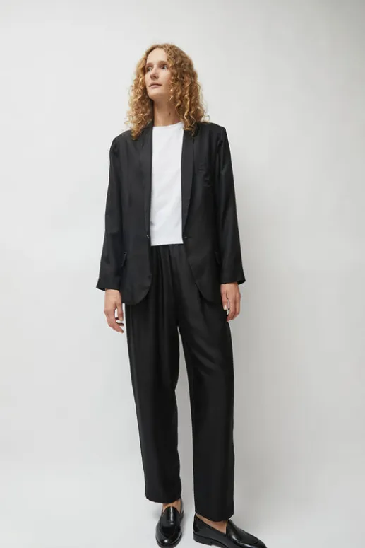 No.6 Store Twill Miami Blazer in Black