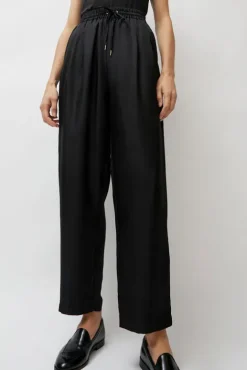 No.6 Store Twill Slouch Pants in Black