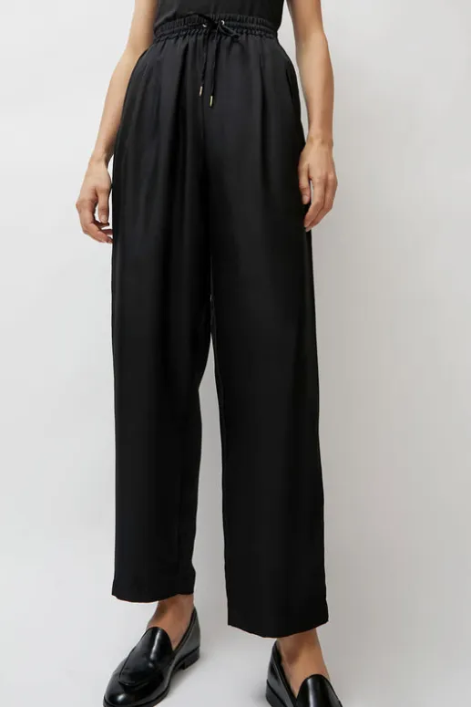 No.6 Store Twill Slouch Pants in Black