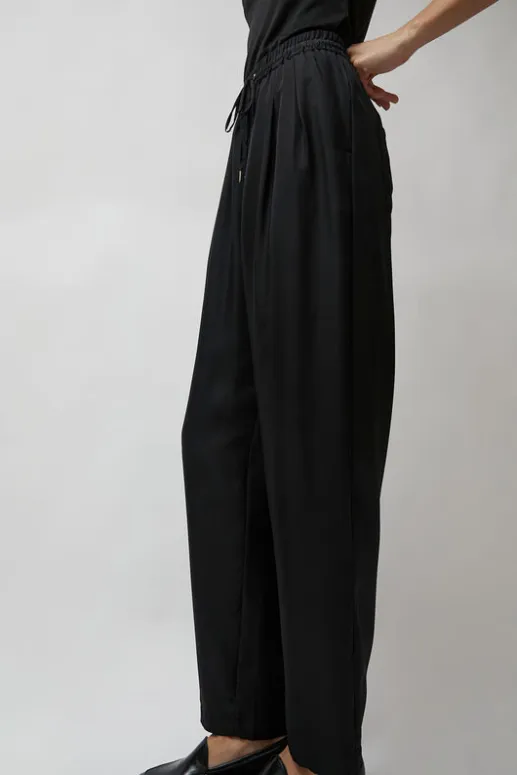 No.6 Store Twill Slouch Pants in Black
