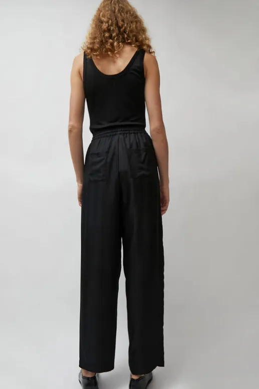 No.6 Store Twill Slouch Pants in Black
