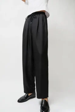 No.6 Store Twill Slouch Pants in Black