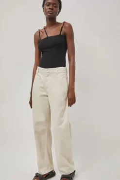 No.6 Store Twisted Pant in Moon
