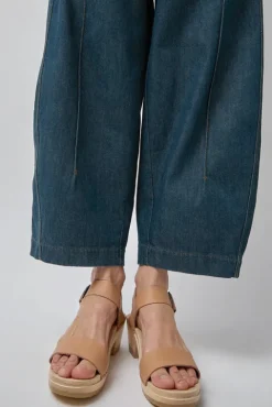 No.6 Store Two Strap Clog on Mid Heel in Desert