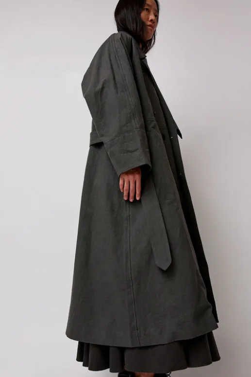 No.6 Store Unisex Coat in Slate