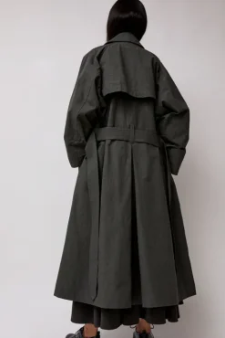 No.6 Store Unisex Coat in Slate