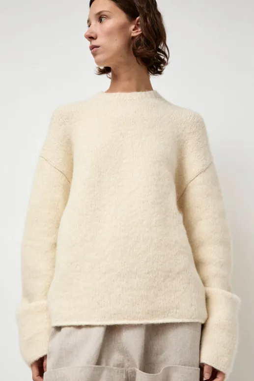 No.6 Store Vello Crewneck in Raw White