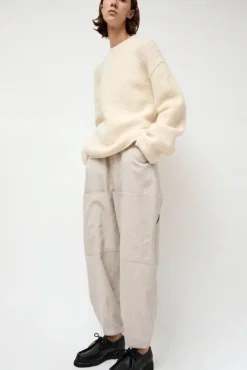 No.6 Store Vello Crewneck in Raw White