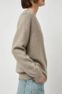 No.6 Store V-Neck Knit in Beige