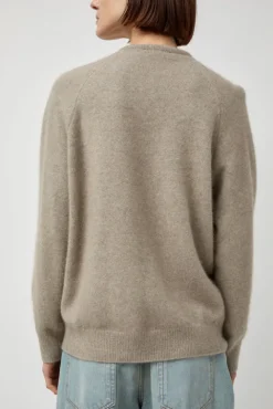 No.6 Store V-Neck Knit in Beige