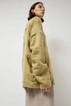 No.6 Store Waterfall Sweater in Lime