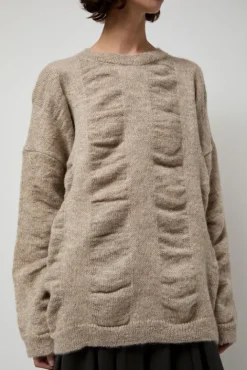 No.6 Store Waterfall Sweater in Natural