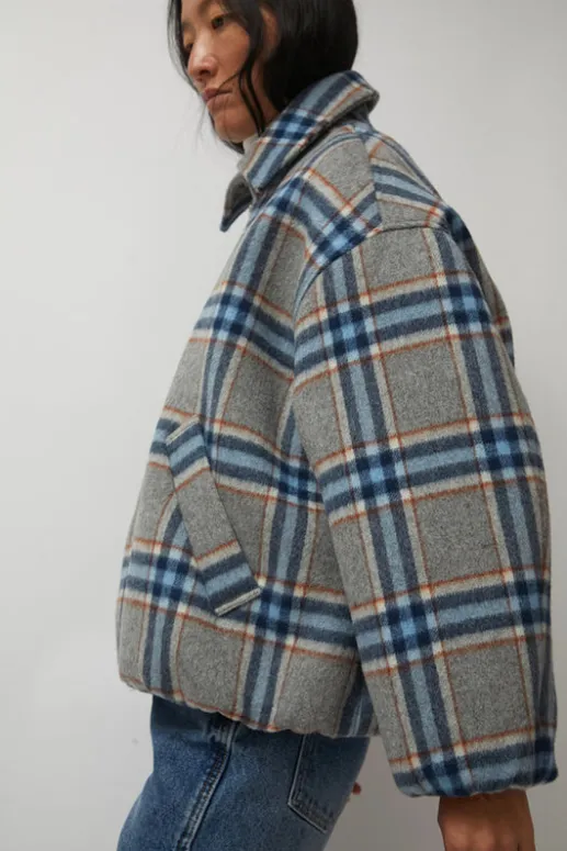 No.6 Store Wicke Bomber in Blue and Rust