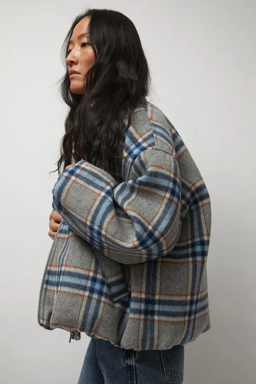 No.6 Store Wicke Bomber in Blue and Rust