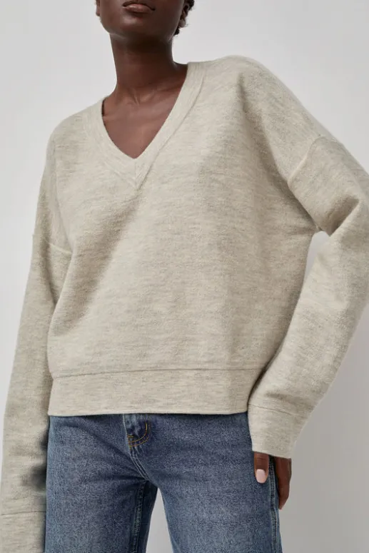 No.6 Store Wide V Neck in Carrara