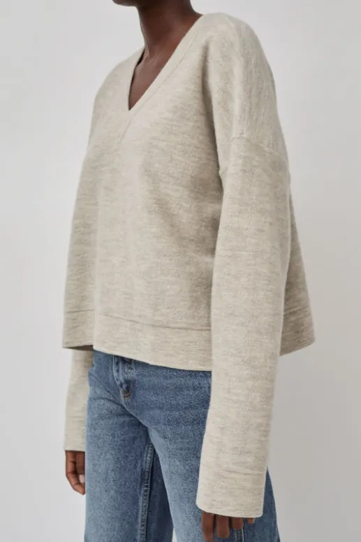 No.6 Store Wide V Neck in Carrara