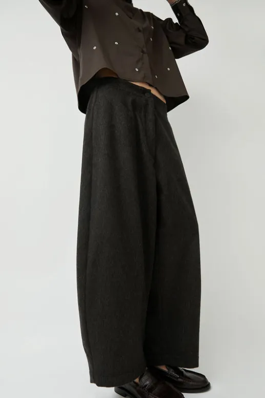 No.6 Store Wool Curved Pants in Java