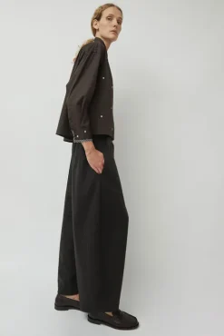 No.6 Store Wool Curved Pants in Java