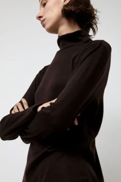 No.6 Store Wool Turtle Neck in Cacao