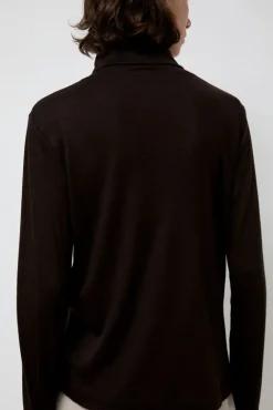 No.6 Store Wool Turtle Neck in Cacao