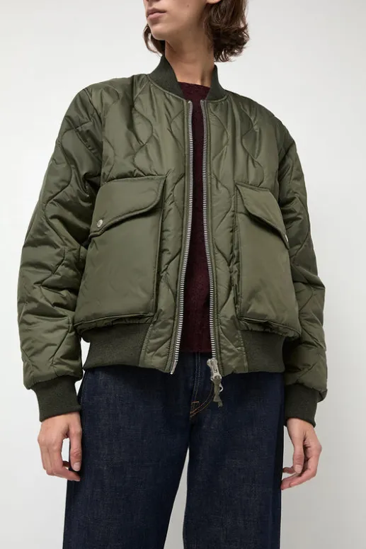 No.6 Store x Lavenham Bomber Jacket in Olive